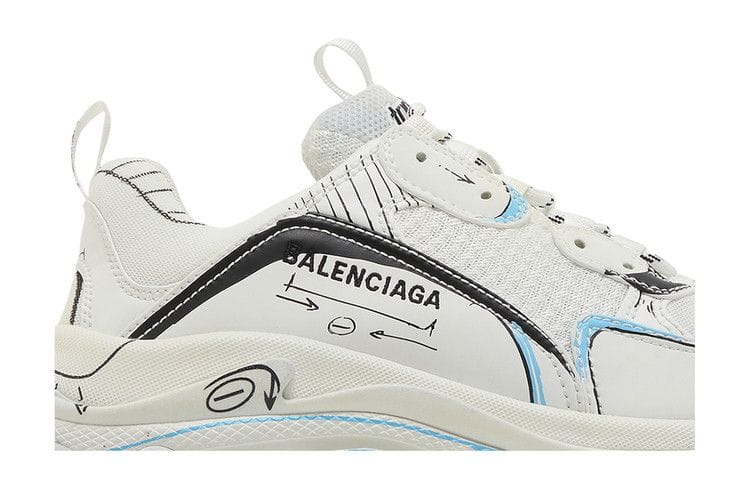 Balenciaga Triple S Sneaker Sketch - White