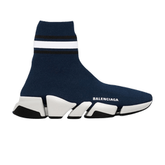 Balenciaga Wmns Speed 2.0 Trainer 'Striped - Navy'