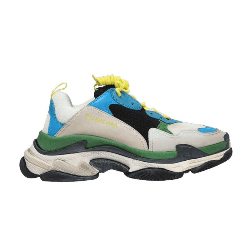 Balenciaga Triple S Sneaker Light Grey Blue Green