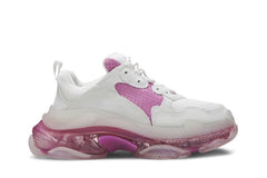 Balenciaga Wmns Triple S Clear Sole Trainer 'White Pink'