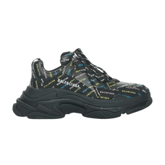 Balenciaga Triple S AllOver Logo Black Multicolor