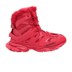 Balenciaga Track Hike Boots Burgundy