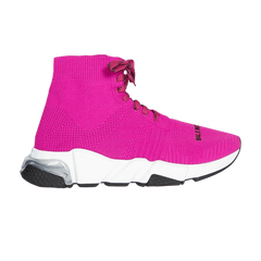 Balenciaga Wmns Speed Lace Up Sneaker 'Magenta'