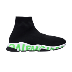 Balenciaga Speed Graffiti Black Green