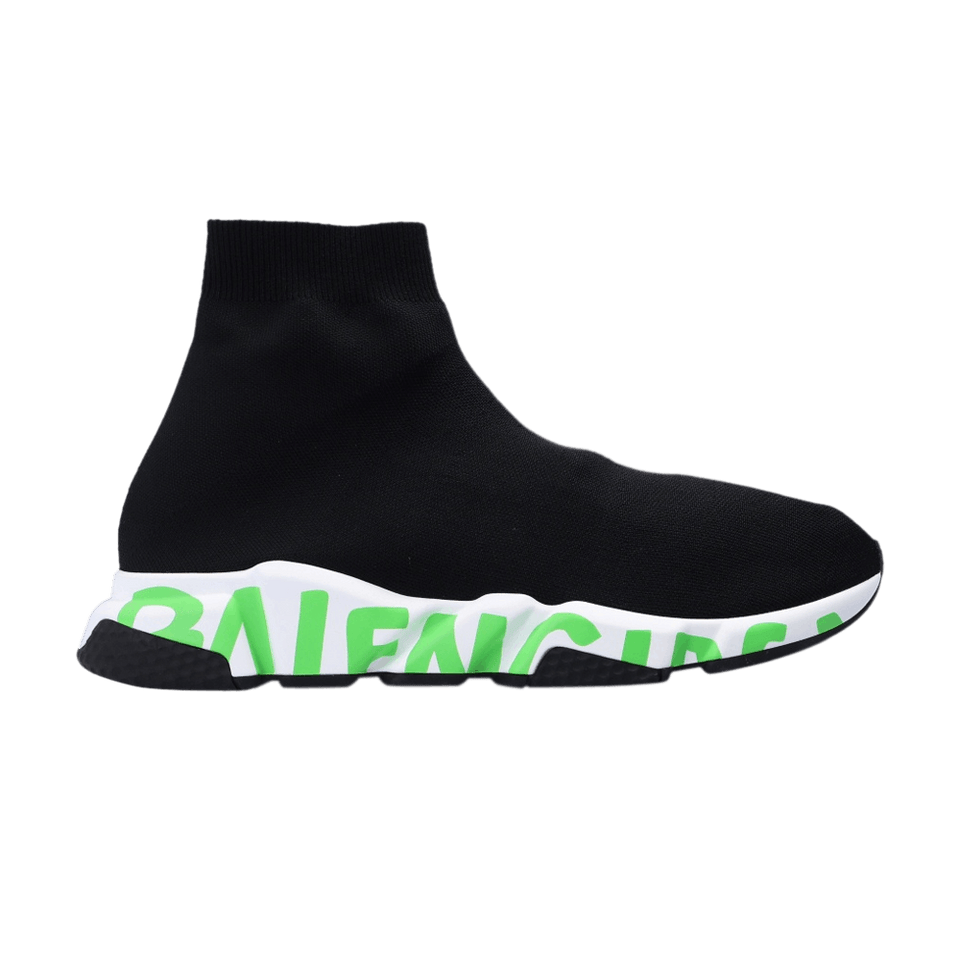Balenciaga Speed Graffiti Black Green