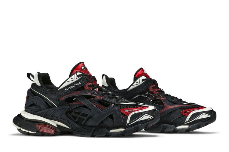 Balenciaga Track.2 Trainer Black Burgundy