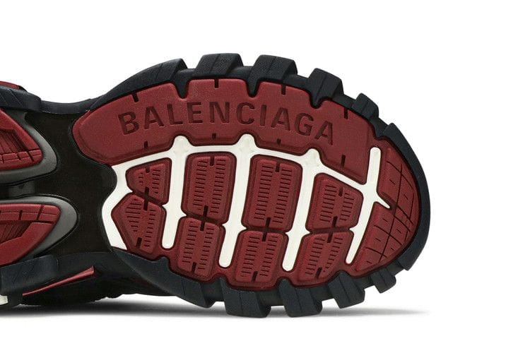 Balenciaga Track.2 Trainer Black Burgundy