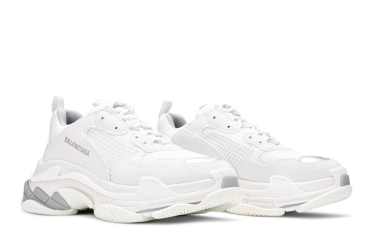 Balenciaga Triple S White Silver