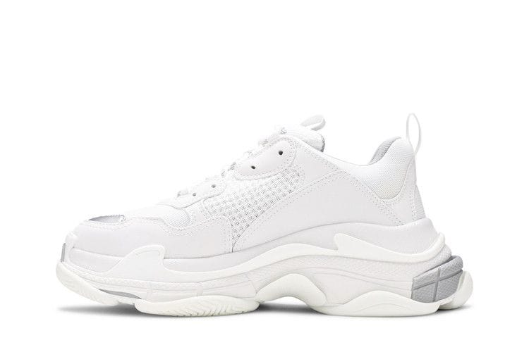 Balenciaga Triple S White Silver