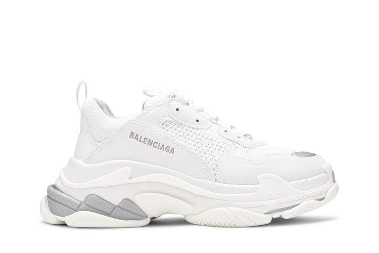 Balenciaga Triple S White Silver