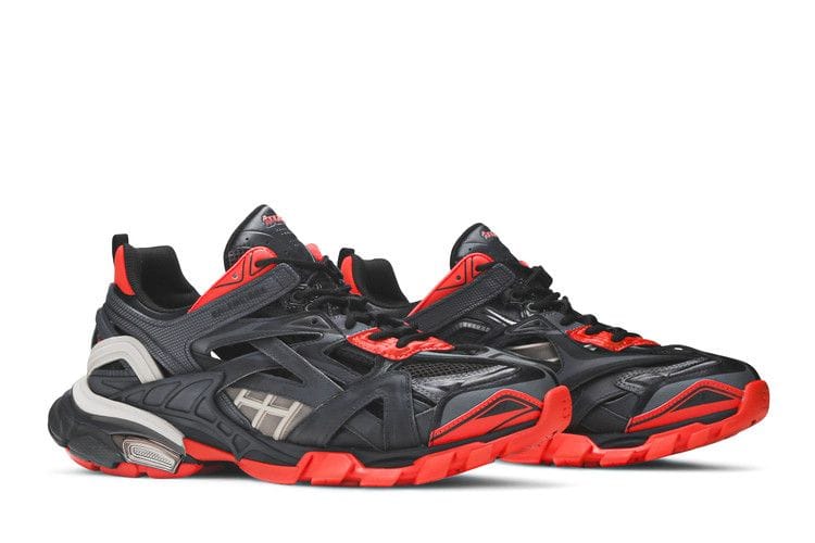 Balenciaga Track.2 Trainer Black Red Grey