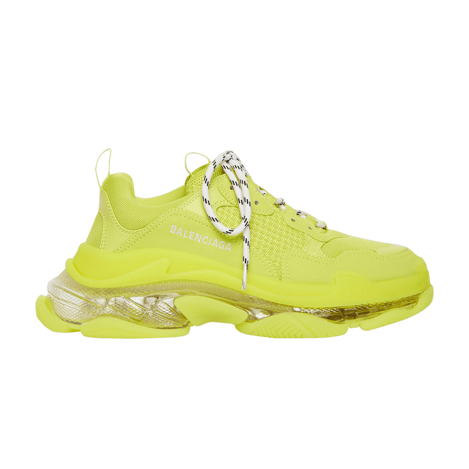 Balenciaga Triple S Clear Sole Fluo Yellow