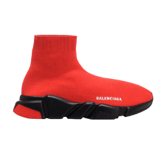 Balenciaga Speed Knit Trainer Red Black