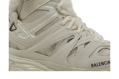 Balenciaga Track Hike Boots Faux Fur Beige (Women's)