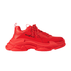 Balenciaga Wmns Triple S Sneaker 'Allover Logo - Red'