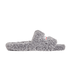 Balenciaga Furry Slides Grey