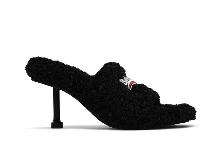 Balenciaga Furry Sandal M80 Black (Womens)