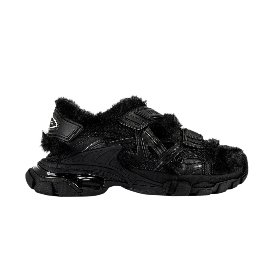 Balenciaga Strap Sandal Black