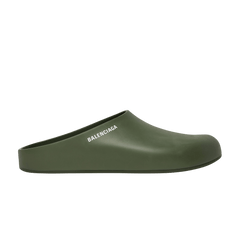 Balenciaga Pool Closed Slide Dark Green