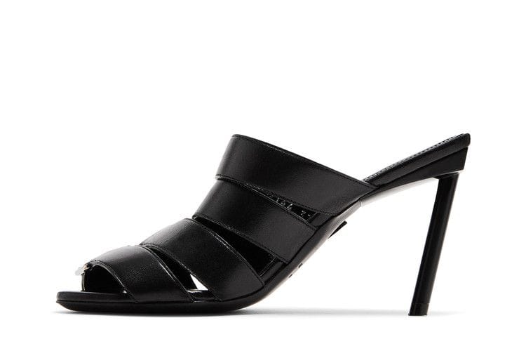 Balenciaga Wmns Buckle Strap Sandal 'Black Silver'