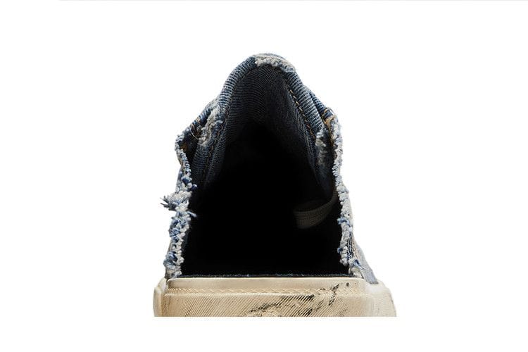 Balenciaga Paris Sneaker Mule Destroyed - Denim