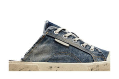 Balenciaga Paris Sneaker Mule Destroyed - Denim