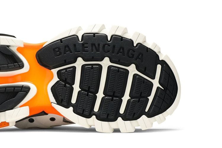 Balenciaga Track Mule White Orange