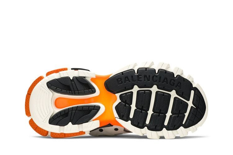 Balenciaga Track Mule White Orange