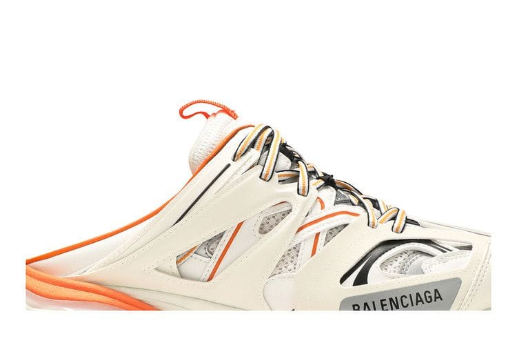 Balenciaga Track Mule White Orange