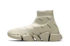 Balenciaga Wmns Speed 2.0 Sneaker 'Allover Logo - Sand'