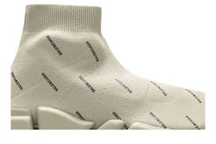 Balenciaga Wmns Speed 2.0 Sneaker 'Allover Logo - Sand'