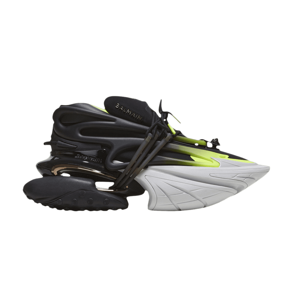Balmain Unicorn Low Black Fluorescent