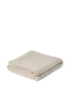 ribbed cashmere throw (150cm x 200cm)