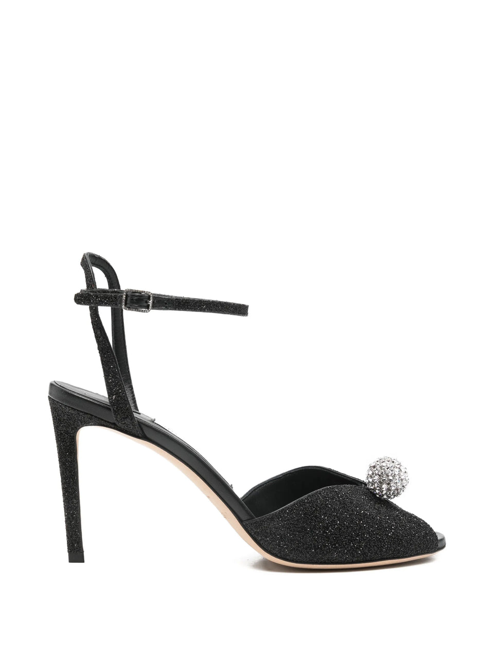 Jimmy Choo Sacora glitter heeled sandals