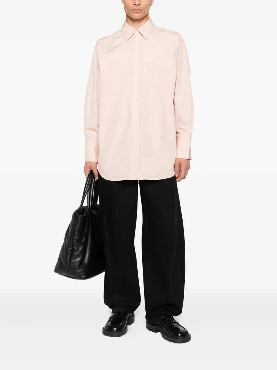 long-sleeve button-up shirt