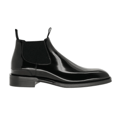 Burberry Square Toe Chelsea Boot Black