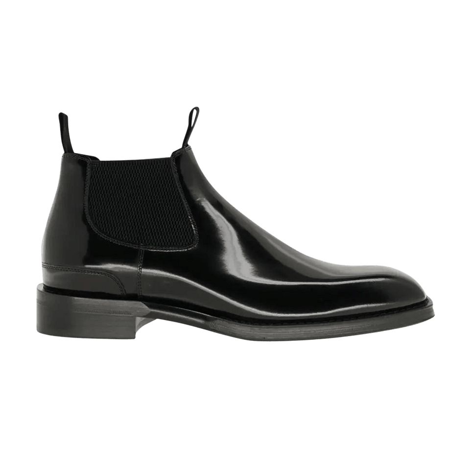 Burberry Square Toe Chelsea Boot Black
