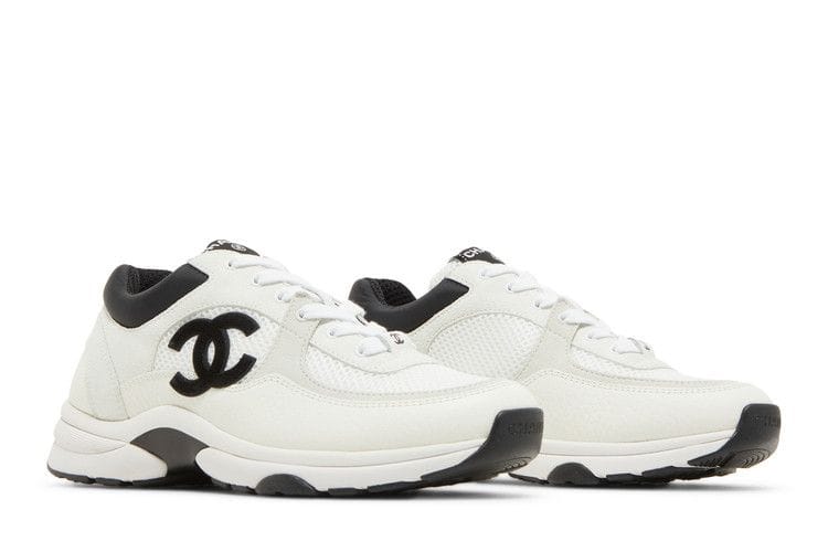 Chanel Low Top Trainer Suede White Black (Women's)