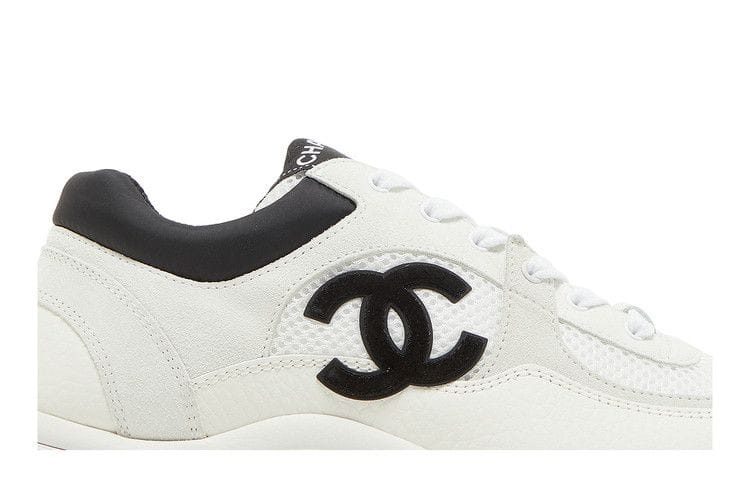 Chanel Low Top Trainer Suede White Black (Women's)