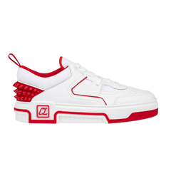 Christian Louboutin Astroloubi Flat White Red