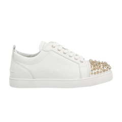 Christian Louboutin Louis Junior Spikes White Gold Spikes