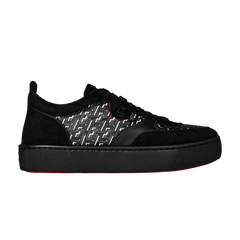 Christian Louboutin Happyrui Flat Black White