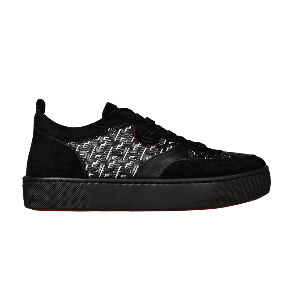 Christian Louboutin Happyrui Flat Black White