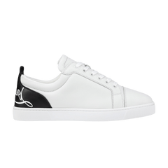 Christian Louboutin Fun Louis Junior White Black