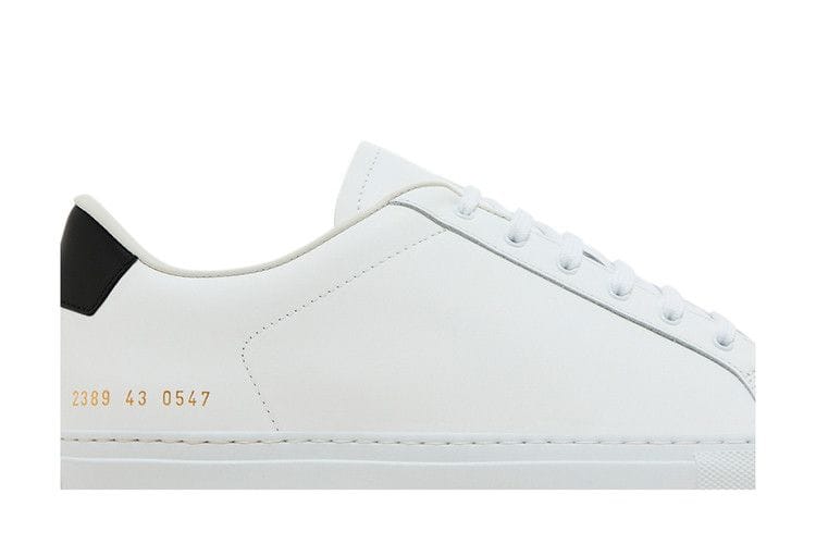 Common Projects Retro Low White Black