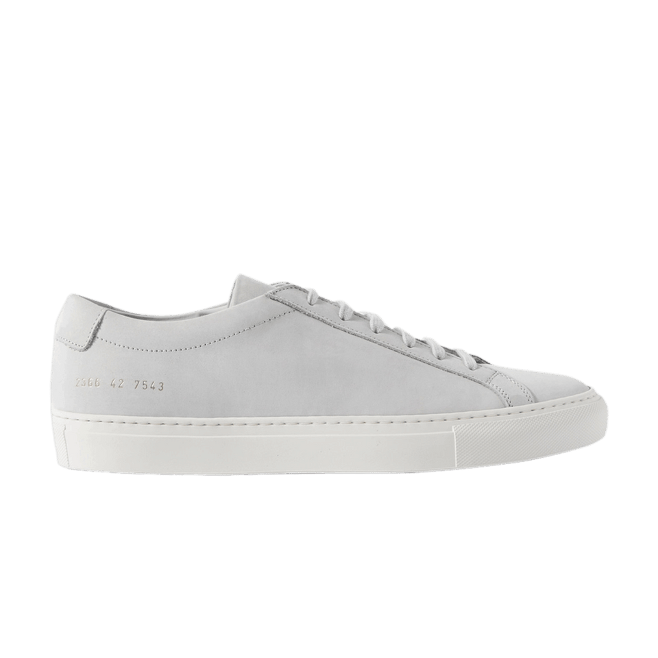 Common Projects Achilles Low Grey Nubuck