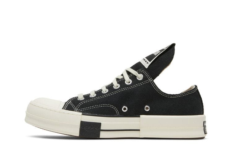 Rick Owens x Converse DRKSHDW DRKSTAR Chuck 70 Low Black