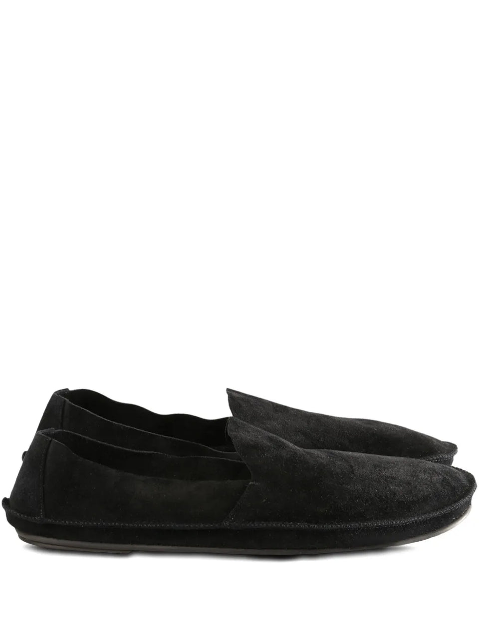 Suede leather loafers