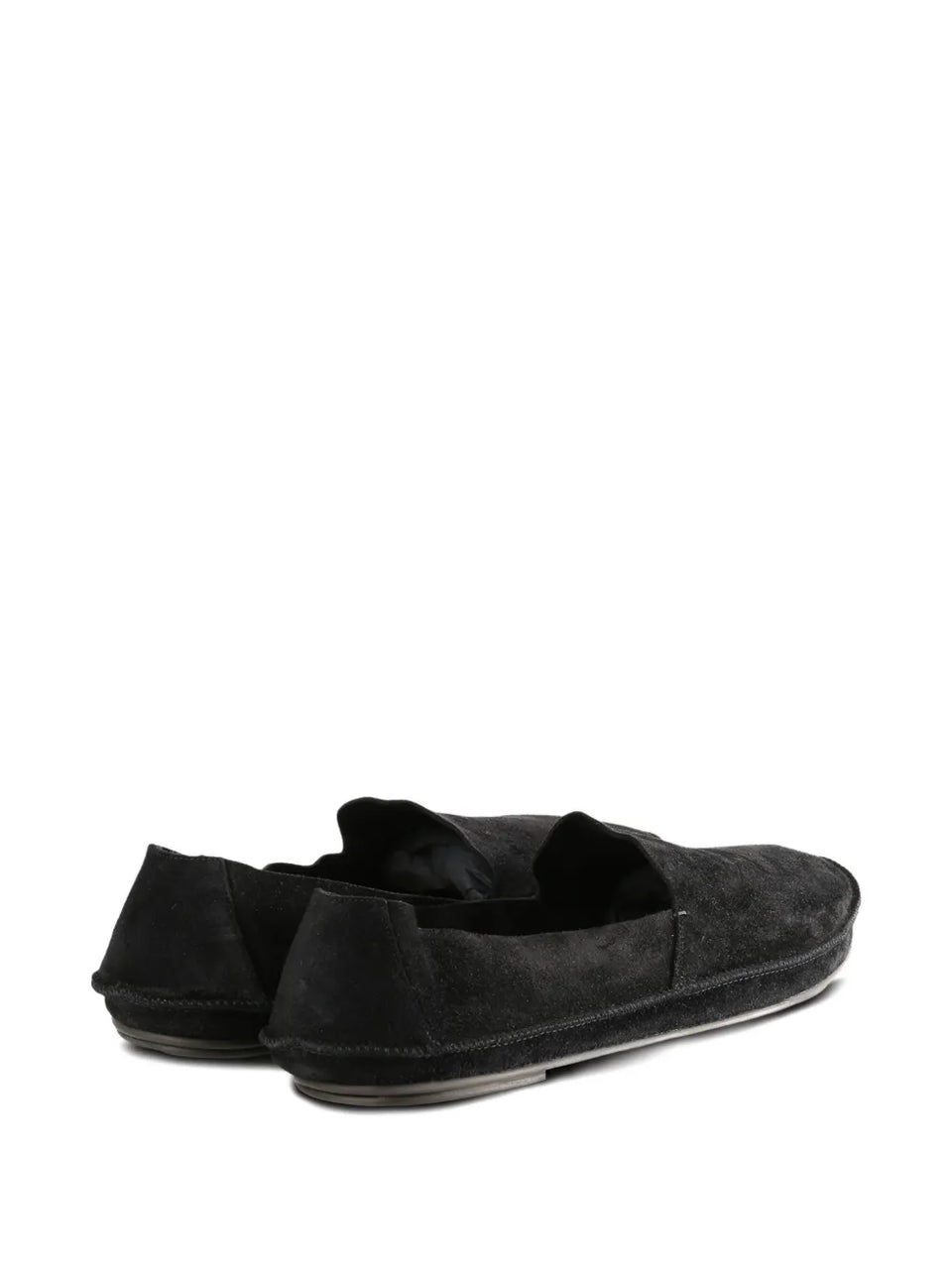 Suede leather loafers