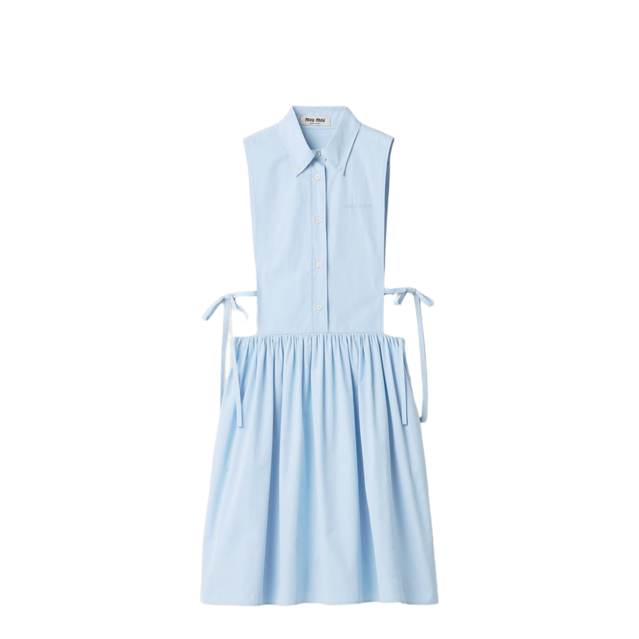 Miu Miu Clear Blue Dresses